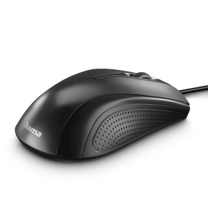 Mouse Hama cu cablu (mouse cu 3 butoane pentru PC, laptop sau notebook, potrivit pentru dreptaci si stangaci, 1000 dpi, sisteme de operare: Windows 11/10/8/7/Vista/XP, MAC OS 10.10 sau o versiune ulterioara) - Img 3