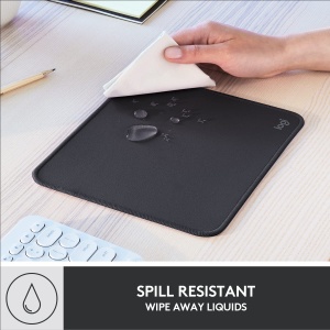 Mouse Pad Logitech Studio Series, Anti-Rutsch, Design Modern, Culoare Gri - Img 3