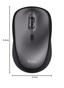 Mouse Trust Yuki Wireless Compact Negru Silentios 800-1600 DPI - Img 15