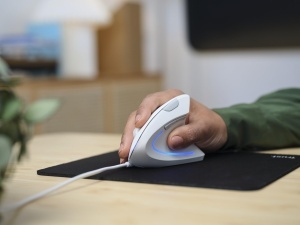 Mouse vertical ergonomic Trust Verto, alb, cu cablu, 10001600 DPI - Img 7