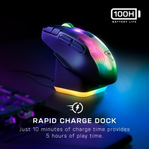 Mouse wireless gaming Turtle Beach Kone XP Air RGB 19K DPI Negru - Img 4