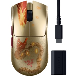 Mouse wireless gaming ultralight Razer Viper V3 Pro Dragon Lore, 54g, 35000 DPI, 95 ore autonomie - Img 1