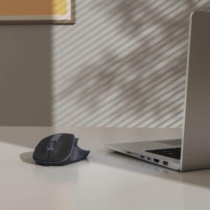Mouse wireless Hama WM-500 ergonomic fara zgomot de clic 1600 DPI Negru - Img 7