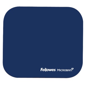 Mousepad Fellowes Microban Antibacterian Albastru 5933805 Suprafata Antiderapanta