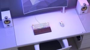 Mousepad Gaming GLORIOUS XXL, Suprafata Gata, Ruschfester, Alb - Img 6