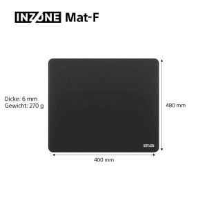 Mousepad Gaming Sony INZONE Mat-F, 480 x 400 mm, Negru, Rutschtfest - Img 8