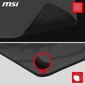 Mousepad MSI Agility GD73, 900x400mm, Negru, Material Textil - Img 4
