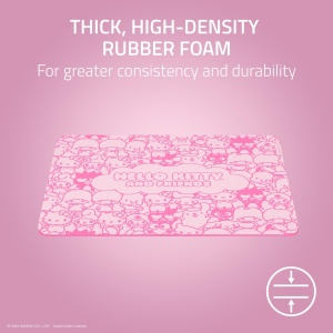 Mousepad Razer Gigantus V2 Hello Kitty - Suprafata textila, 3 mm grosime, anti-derapant - Img 3