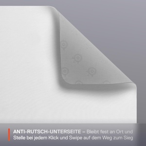 Mousepad SteelSeries QcK, Alb, Anti-Rutsch, 320 mm x 270 mm - Img 4