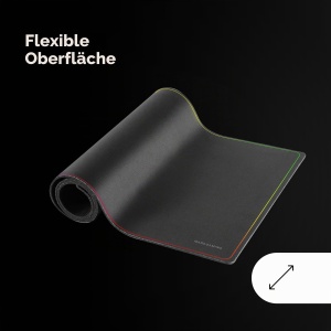 Mousepad XXL Mars Gaming MMP224, 880x330mm, Negru, Design Regenbogen - Img 5