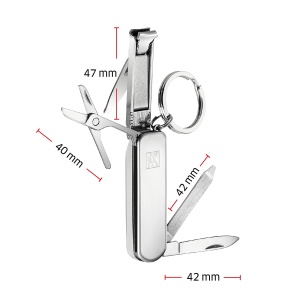 Multi-Tool ZWILLING cu Knipser, Schere, Feile si Messer, Argintiu - Img 4
