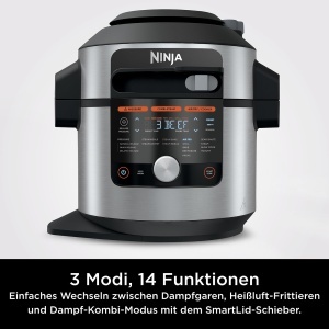Multicooker Ninja Foodi MAX OL750EU, 7.5L, 14 functii, Inox - Img 3