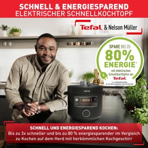 Multicooker Tefal Turbo Cuisine CY7548, 4.8L, 10 programe, functie incalzire, negru - Img 3
