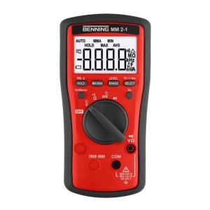 Multimetru Digital Benning MM 2-1 TRUE-RMS, 1000 V, 60 M, Compact