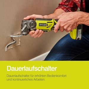 Multitool RYOBI 18V ONE R18MT-0 cu 6 viteze, accesoriu pentru renovare - Img 4