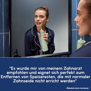 Munddusche Waterpik Pulse, Kabellos, Mintgrun, 2 Intensitati, 45 secunde capacitate - Img 9