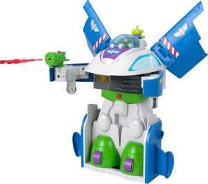 Nava Spatiala Buzz Lightyear 3-in-1 cu Figurine, Luminile si Sunete - Img 5