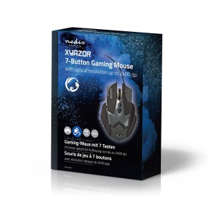 NEDIS Gaming Mouse - Cu fir - 800/1200 / 1600/2400 DPI - DPI reglabil - Numar de butoane: 7 - Dreptaci - 1,50 m - LED - Img 7