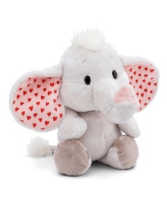 NICI Love Elefant 23cm Plus Moale Culoare Gri Deschis ECO-Friendly