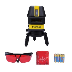 Nivel laser STANLEY STHT77514-1 cu auto-nivelare, 4 linii, interior - Img 3