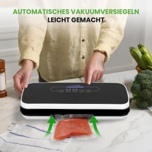 NutriChef Vacuum Sealer 110W Compact Versatil cu Accesorii Incluse - Img 3