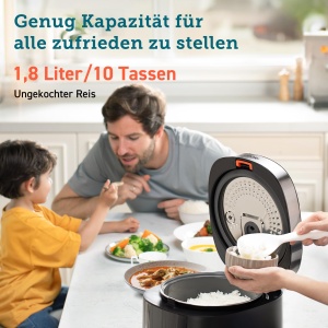 Oala electrica pentru gatit orez COSORI CRC-R501, 5L, 17 programe, negru - Img 6