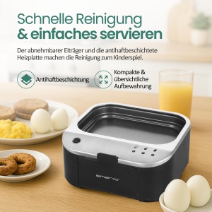 Oala electrica pentru oua Emerio EB-123177.1, 6 oua, 400W, BPA free - Img 8