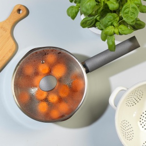 Oala inox Russell Hobbs 16 cm, 1.5 L, capac din sticla, compatibila inductie - Img 7