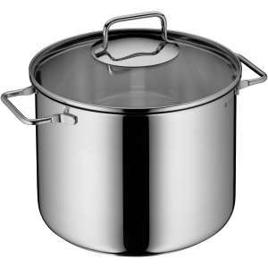 Oala pentru paste WMF 24 cm 7L cu sita integrata si capac din sticla otel inoxidabil Cromargan - Img 7