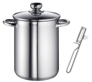 Oala pentru sparanghel ROHE Germany KIM, 4.5 litri, inox, inductie