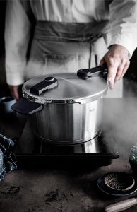 Oala sub presiune Fissler Vitaquick Premium, 6L si 3.5L, din inox reciclat, inductie - Img 2