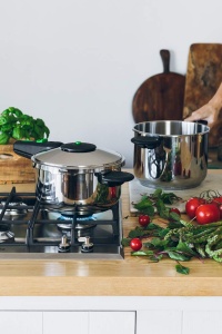 Oala sub presiune Monix Presto 46 L, inox 1810, cu sistem de siguranta - Img 2