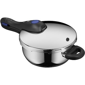 Oala sub presiune WMF Perfect Plus 3L Cromargan Inductie 2 nivele gatire - Img 10