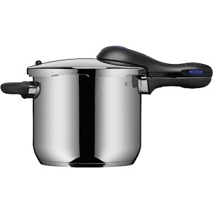Oala sub presiune WMF Perfect Plus 65L otel inoxidabil compatibila inductie cu insert pentru gatit la aburi - Img 14