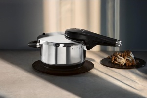 Oala sub presiune WMF Perfect Premium 65L Cromargan Inductie 2 Niveluri Gatire - Img 2