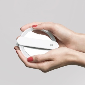 Oglinda cosmetica ZWILLING cu LED, 10x marire, reincarcabila, alba - Img 2