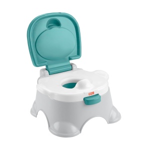 Olita 3 in 1 Fisher-Price 470700, scaun WC si scaunel, albastru