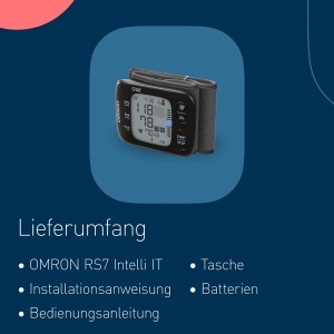 OMRON RS7 Intelli IT, tensiometru digital la incheietura mainii, castigator al testului Stiftung Warentest 09/2020, validat clinic - chiar daca sunteti supraponderal, compatibil cu Bluetooth si smartphone - Img 6