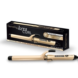 Ondulator de par Demeliss Kera-Curl, ceramica cu keratin, 6 temperaturi, display digital
