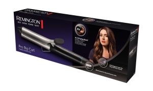 Ondulator Remington Big Curls [38mm] Pro Big Curl (4x protectie, acoperire antistatica cu turmalina ceramica) Afisaj digital pana la 210degC, cu clema, Natural Waves, Negru, CI5538 - Img 8