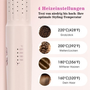 Ondulator si indreptator de par AraSyleon 2-in-1, 42W, cu placi ceramice - Img 4
