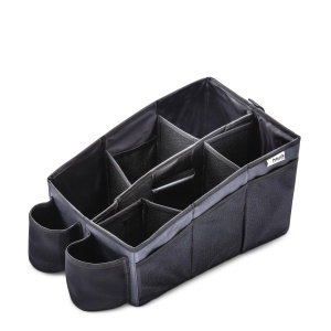 Organizator auto Hauck Organize Me pliabil 6 compartimente ajustabile gri