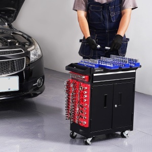 Organizator magnetic VEVOR QJ7333-8pc 8 piese compatibil cu 199 chei tubulare SAE si metrice - Img 8