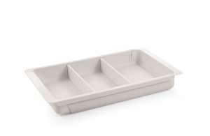 Organizator pentru Sertar Tescoma FlexiSPACE 330-555 mm, cu 3 Compartimente Ajustabile