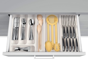 Organizator sertar Tescoma FlexiSPACE 370 x 148 mm pentru 9 cutite - Img 4