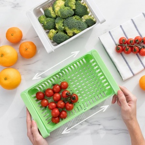 Organizer pentru frigider Generico InnovaGoods, ajustabil, 2 sertare, multicolor - Img 6