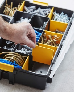 Organizer unelte STANLEY Sortmaster 12 compartimente, 43 x 33 x 9 cm, portabil - Img 9