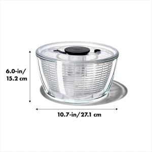 OXO Good Grips Salatschleuder Capacitate 59L Borosilicat Compacta - Img 2
