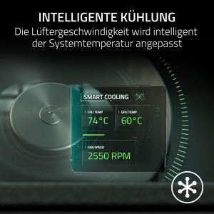 Pad de racire pentru laptop Razer - 14 - 18, negru, cu hub USB si ventilator personalizabil - Img 2
