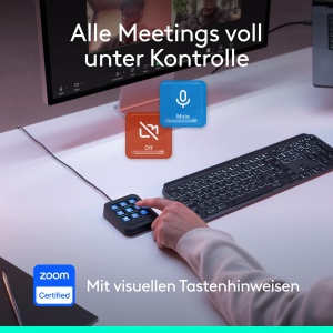 Pad programabil Logitech MX Keypad, 9 taste LCD personalizabile, gri - Img 6